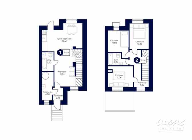 Коттедж 107.97 м², Радости бульвар, 2 Дмитров - изображение 2