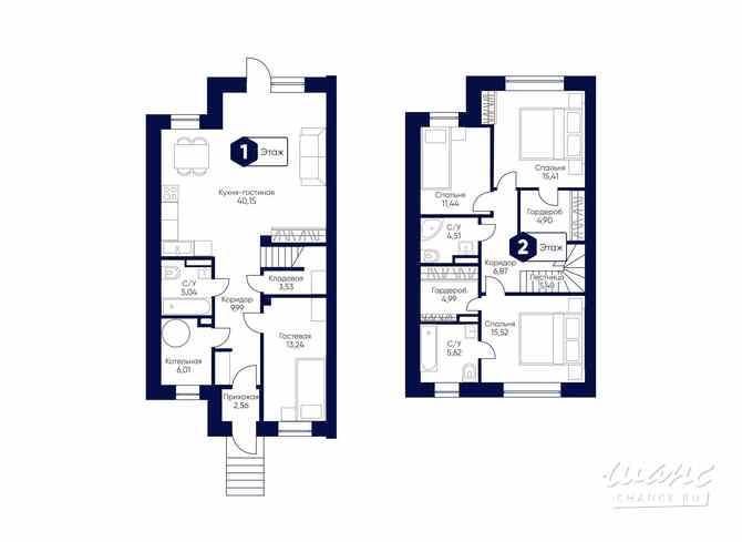 Коттедж 153.18 м², Радости бульвар, 2 Дмитров - изображение 2