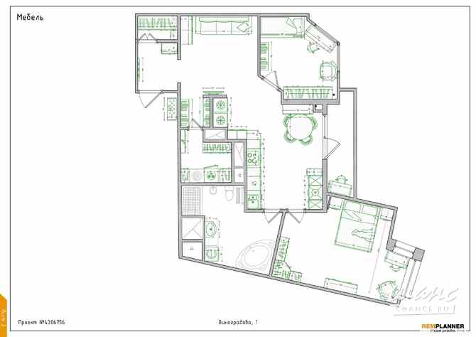 2-к квартира, 78 м², этаж 6/16 Москва - изображение 3