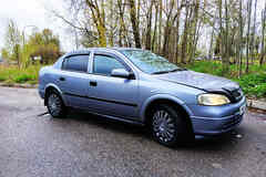 Opel Astra 2003 года МКПП синий металлик седан