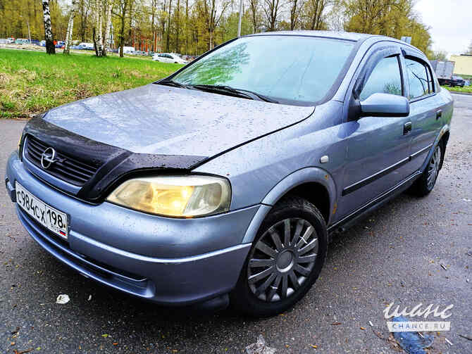 Opel Astra 2003 года МКПП синий металлик седан Санкт-Петербург - изображение 2