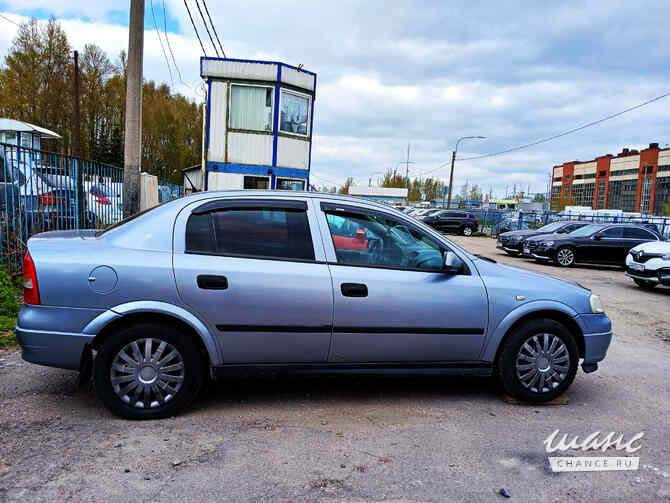 Opel Astra 2003 года МКПП синий металлик седан Санкт-Петербург - изображение 8