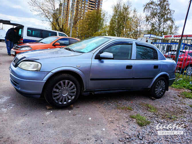 Opel Astra 2003 года МКПП синий металлик седан Санкт-Петербург - изображение 9
