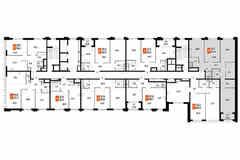 3-к квартира, 103.2 м², этаж 12/26