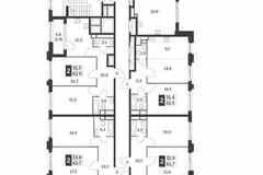 3-к квартира, 74.7 м², этаж 16/26