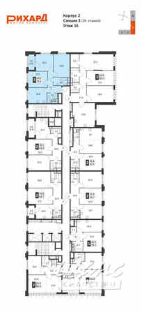 3-к квартира, 74.7 м², этаж 16/26 Москва - изображение 1