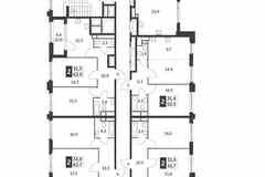 3-к квартира, 74.6 м², этаж 17/26