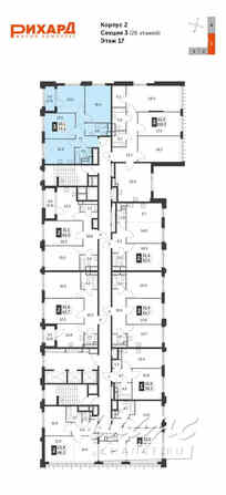 3-к квартира, 74.6 м², этаж 17/26 Москва - изображение 1