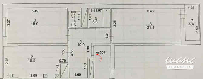 2-к квартира, 75.1 м², этаж 17/20 Краснодар - изображение 4