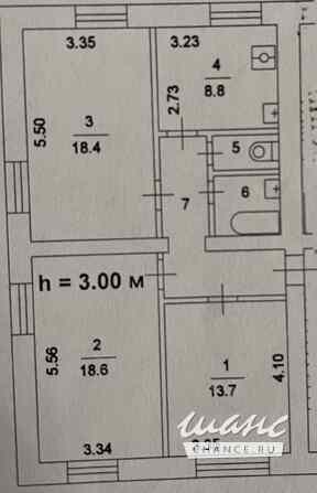 3-к квартира, 73.1 м², этаж 2/5 Москва - изображение 3