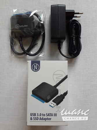 Кабель-переходник / адаптер SATA 2,5"/3,5" - USB 3.0 + блок питания Санкт-Петербург - изображение 4