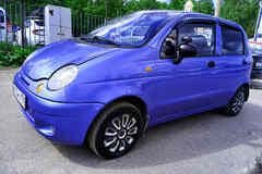 Daewoo Matiz 2008 года АКПП синий металлик хэтчбек