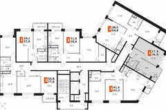 1-к квартира, 36 м², этаж 11/17