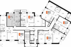 1-к квартира, 37.8 м², этаж 16/17