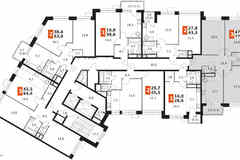 3-к квартира, 76.9 м², этаж 7/12