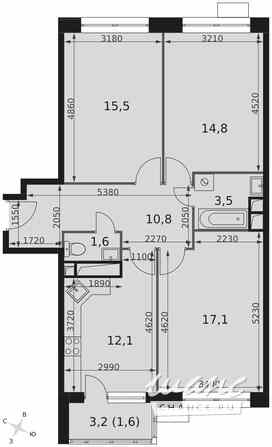 3-к квартира, 76.9 м², этаж 7/12 Москва - изображение 3