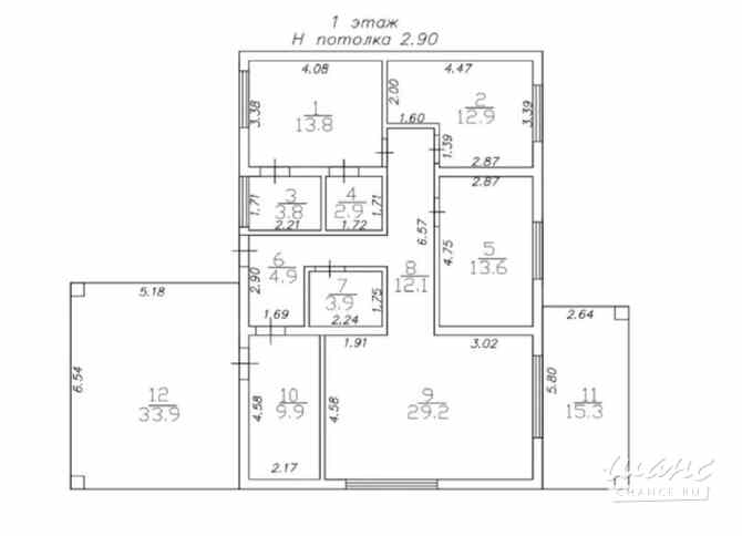Дом 160 м², Толстого улица, 1 Гатчина - изображение 4