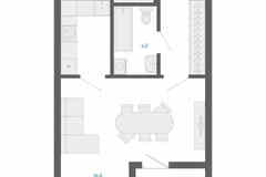 1-к квартира, 31.7 м², этаж 2/32