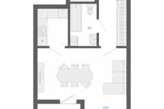 1-к квартира, 30.8 м², этаж 2/32