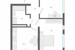 2-к квартира, 49.2 м², этаж 9/32