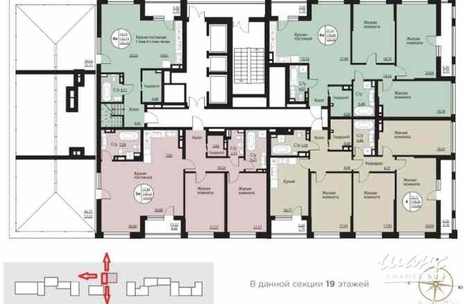 4-к квартира, 147.3 м², этаж 18/18 Воронеж - изображение 7