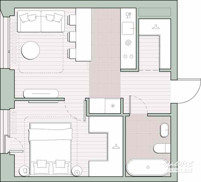1-к квартира, 38.6 м², этаж 2/27 Москва - изображение 1