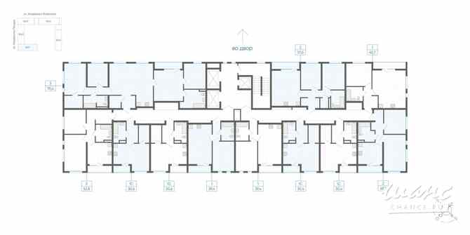1-к квартира, 39.4 м², этаж 5/22 Екатеринбург - изображение 2