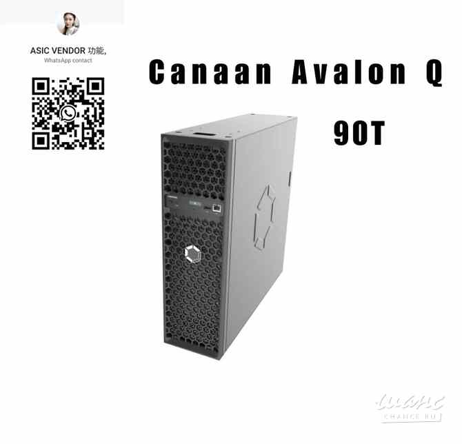 Bitcoin miner Canaan Avalon Q 90T + Psu BTC miner Москва - изображение 2