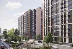 3-к квартира, 85.1 м², этаж 2/12
