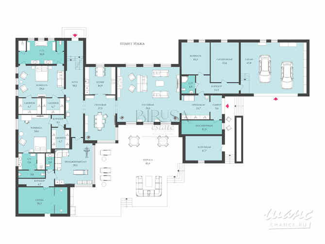 Коттедж 666.7 м², Графские Пруды кп Москва - изображение 3