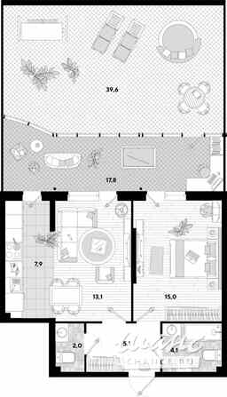 1-к квартира, 47.2 м², этаж 2/16 Краснодар - изображение 3