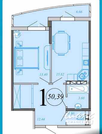 1-к квартира, 47.3 м², этаж 4/18 Краснодар - изображение 1