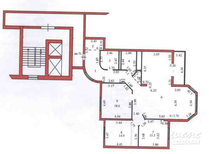 3-к квартира, 141 м², этаж 7/9 Пенза - изображение 3