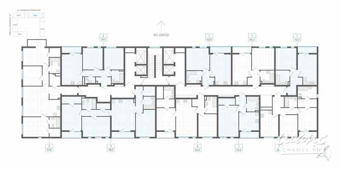 1-к квартира, 42.4 м², этаж 13/32 Екатеринбург - изображение 2