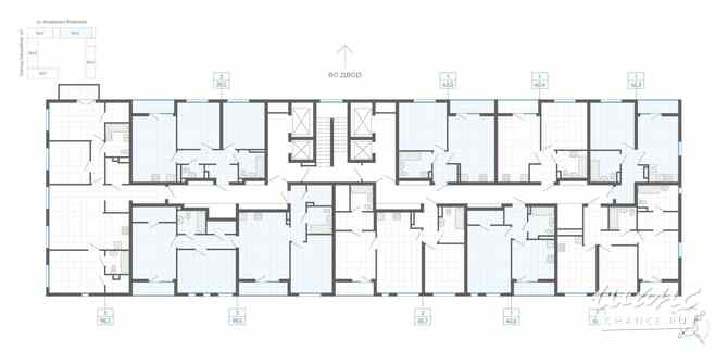 1-к квартира, 42.6 м², этаж 19/32 Екатеринбург - изображение 2