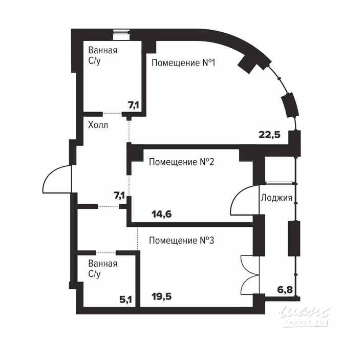 2-к квартира, 75.9 м², этаж 5/29 Челябинск - изображение 3