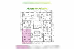 2-к квартира, 58.45 м², этаж 5/24