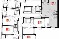 2-к квартира, 63.7 м², этаж 10/15