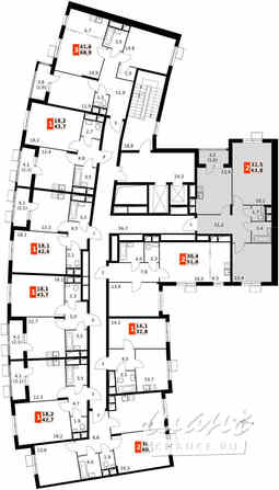 2-к квартира, 63.7 м², этаж 10/15 Москва - изображение 1