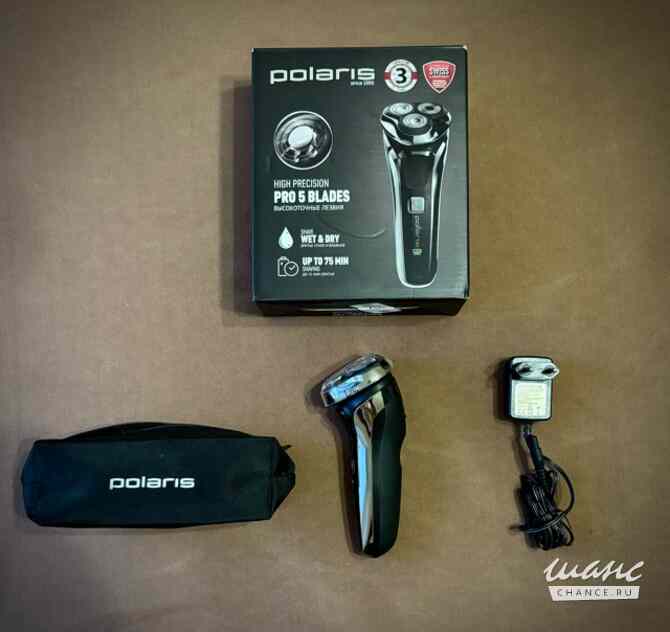 Продам электробритву: “Polaris PMR 0305R wet&dry PRO 5 blades”, мало б/у, состояние отличное. Санкт-Петербург - изображение 4