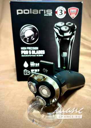 Продам электробритву: “Polaris PMR 0305R wet&dry PRO 5 blades”, мало б/у, состояние отличное. Санкт-Петербург - изображение 1