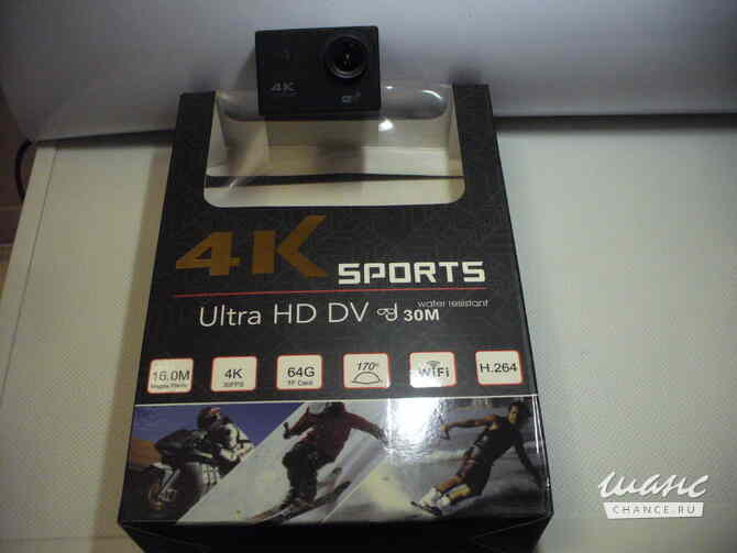 Экшн камера 4К SPORTS ULTRA HD. Санкт-Петербург - изображение 1