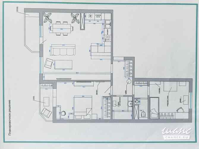 3-к квартира, 88 м², этаж 15/16 Краснодар - изображение 3