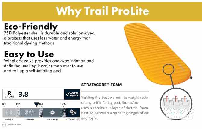 Самонадувающийся коврик Thermarest Trail Prolite regular. Новый Москва - изображение 3