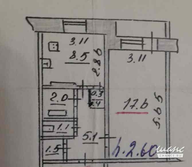 Продам 1-комнатную квартиру 36,5 м², этаж 4/5 Сланцы - изображение 7