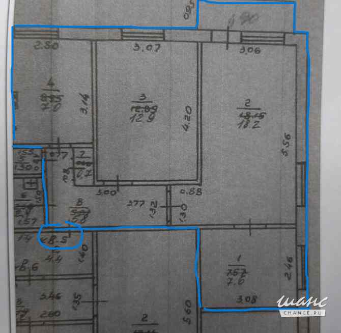 3-к квартира, 57.9 м², этаж 2/9 Нижний Новгород - изображение 3