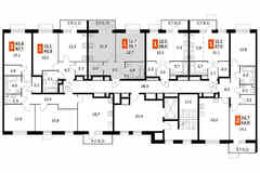 1-к квартира, 38.6 м², этаж 5/9