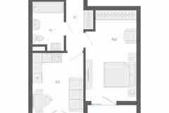 1-к квартира, 36.3 м², этаж 14/15
