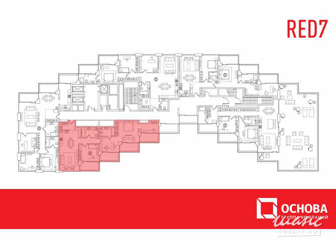 4-к квартира, 143.4 м², этаж 18/19 Москва - изображение 1