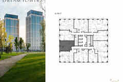 1-к квартира, 58.3 м², этаж 17/24